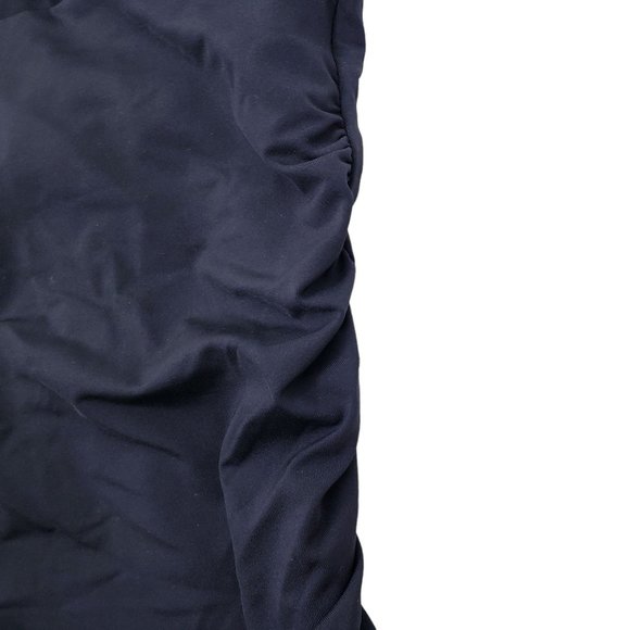 New CALIA Women's Strappy Ruched Tankini Top Size S Black - Picture 6 of 11